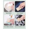 5PCS Natural Dish Cleaning Brushes Eco-Friendly Kitchen Scrub Set