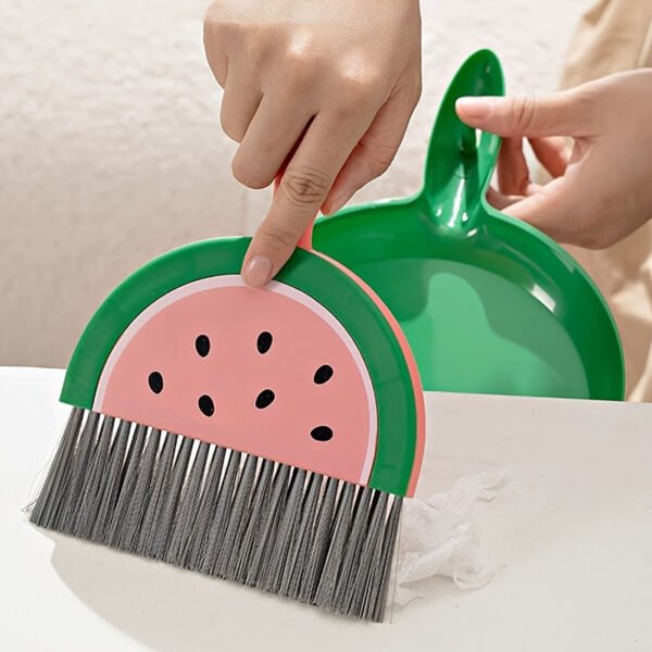 Mini Desk Cleaning Dustpan & Brush Set Compact Tabletop Cleaner