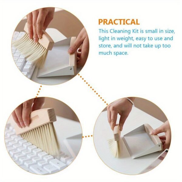 Compact Desktop Cleaning Kit Portable Table & Surface Cleaner