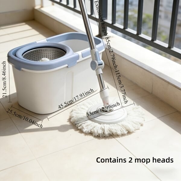 Quick Dry Lazy Spin Mop Set with Bucket