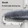 Lazy Mop Clean Dirty Separate Mop Hand Free Mop Household Mop with Bucket Flat Mop Rotating Mop