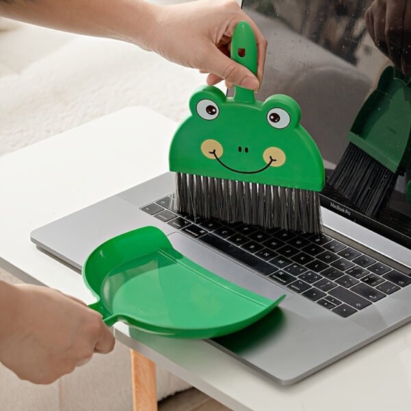 Cute Cartoon Dustpan & Broom Set Mini Household Cleaning Tool