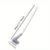 Silicone Toilet Brush with Holder Wall-Mounted Long Handle