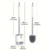 Classic Toilet Brush Set with Holder Hygienic Bathroom Cleaning Tool