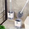 Classic Toilet Brush Set with Holder Hygienic Bathroom Cleaning Tool