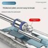 Stainless Steel Heavy-Duty Mop with Adjustable Absorbent Replacement Cloth 