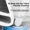 Toilet Cleaning Brush with a Holder And 12 Replacement Heads