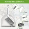Minimalist White Dustpan & Brush Set
