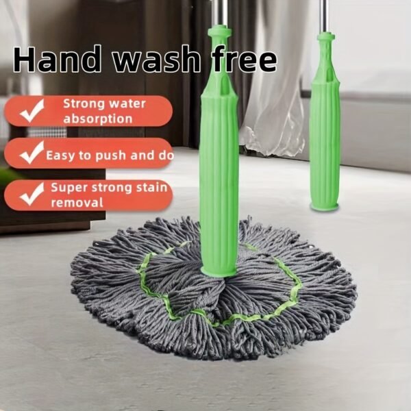Hand-Free Wash with Rotating Head for Easy Cleaning in Living Room/Outdoor