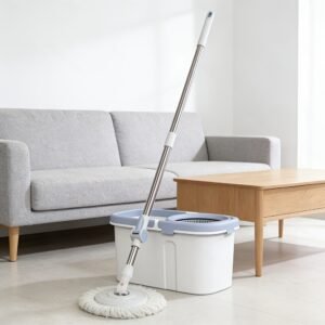 Quick Dry Lazy Spin Mop Set with Bucket