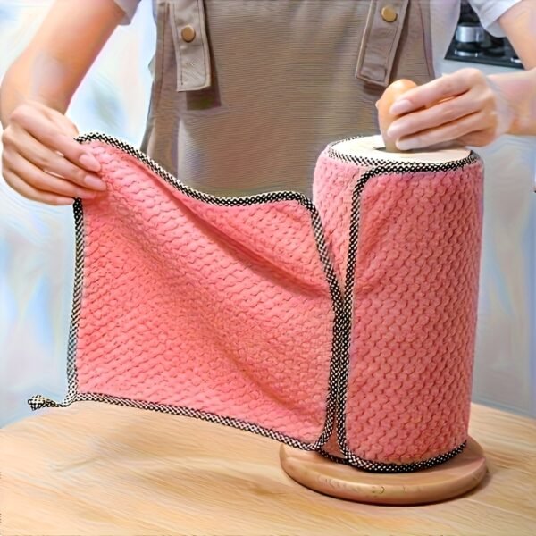 Oil-Absorbing Cleaning Cloths Multi-Purpose Square Wipes (Mixed Color)