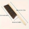 Premium Horsehair Broom with Wooden Handle High Quality Soft Sweep Brush