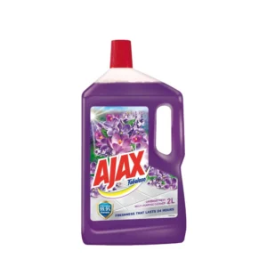 Ajax Fabuloso Floor Cleaner Lavender Scent Kills 99.9% Bacteria 2L Multi Purpose