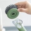 Ergonomic Dishwashing Brush with Soap Dispenser
