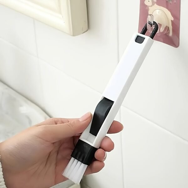 2-in-1 Window Groove Cleaning Brush with Dustpan
