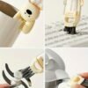 Cute Bear Multi-Function Cleaning Brush 4 Detachable Heads Cup Cleaner (1PC)