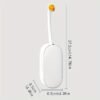 Elegant Swan Toilet Brush Set Creative Design with Holder