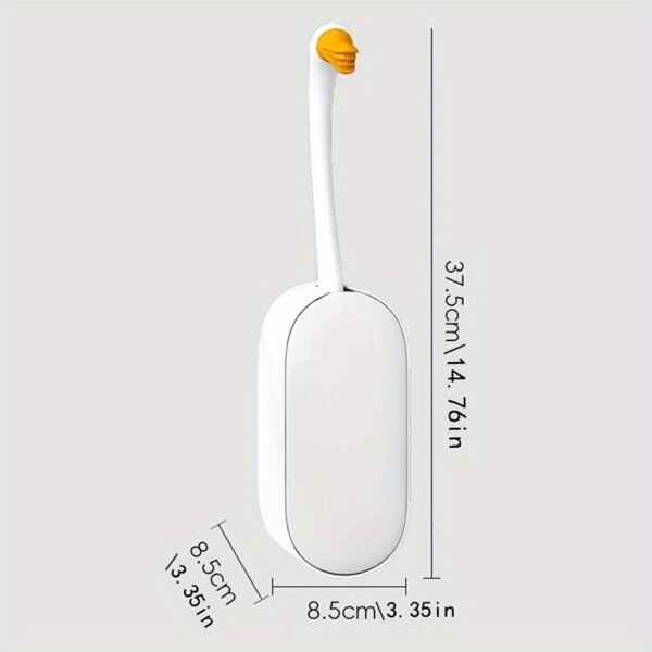 Elegant Swan Toilet Brush Set Creative Design with Holder