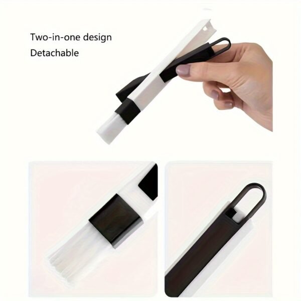 2-in-1 Window Groove Cleaning Brush with Dustpan