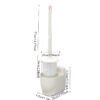 Classic Long-Handle Toilet Brush Durable Household Cleaning Tool (1PC)