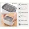 2-in-1 Kitchen Soap Dispenser with Sponge Holder