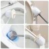 Classic Long-Handle Toilet Brush Durable Household Cleaning Tool (1PC)