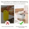 2-in-1 Kitchen Soap Dispenser with Sponge Holder
