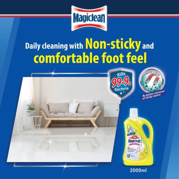 MR MUSCLE FLOOR CLEANER 2L LEMON Stain Remover Pencuci Lantai