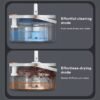 DualClean Wash & Dry Mop Self-Wringing Floor Cleaning Mop