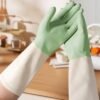 Dishwashing Cleaning Gloves Reusable Kitchen & Household Gloves (1 Pair)