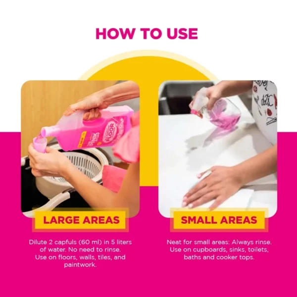 The Pink Stuff The Miracle All Purpose Floor Cleaner (1 Litre)
